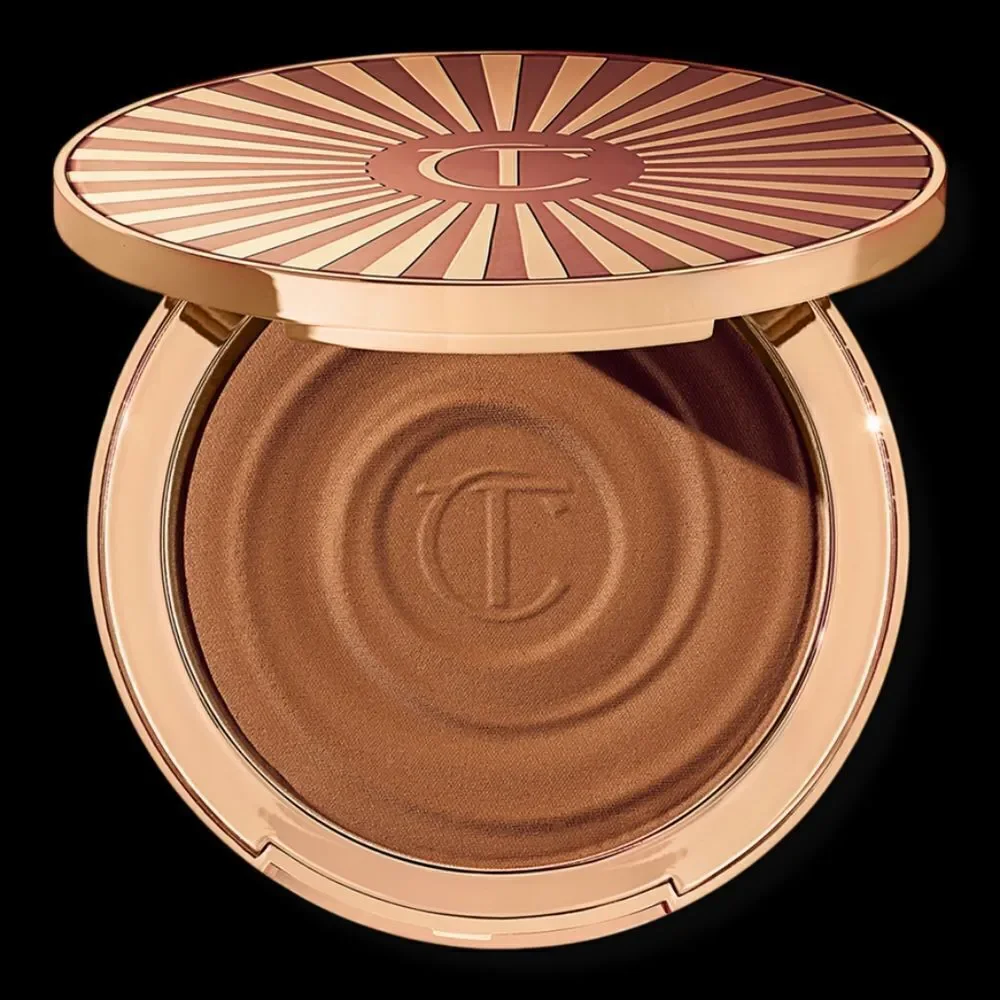 New Charlotte Tilbury Beautiful Skin Sun-Kissed Glow Cream Bronzer